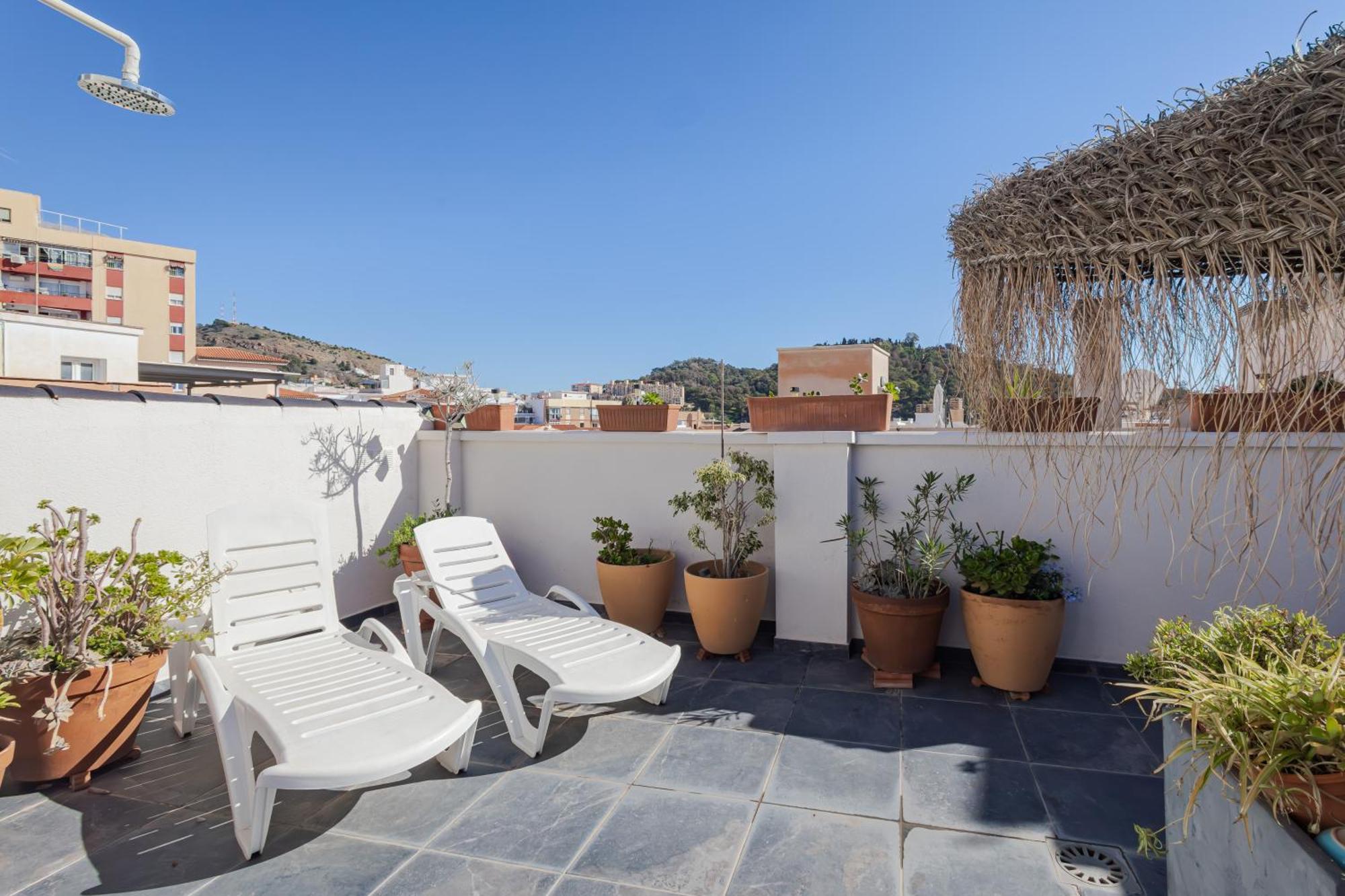 Historic Centre + Rooftop + Parking Malaga Ngoại thất bức ảnh