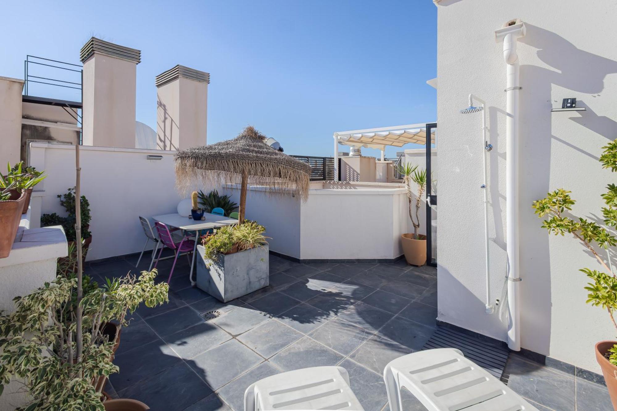 Historic Centre + Rooftop + Parking Malaga Ngoại thất bức ảnh